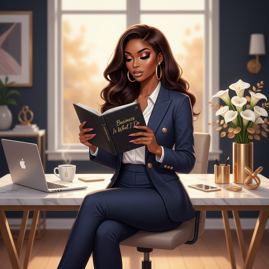 Business Woman with Planner
