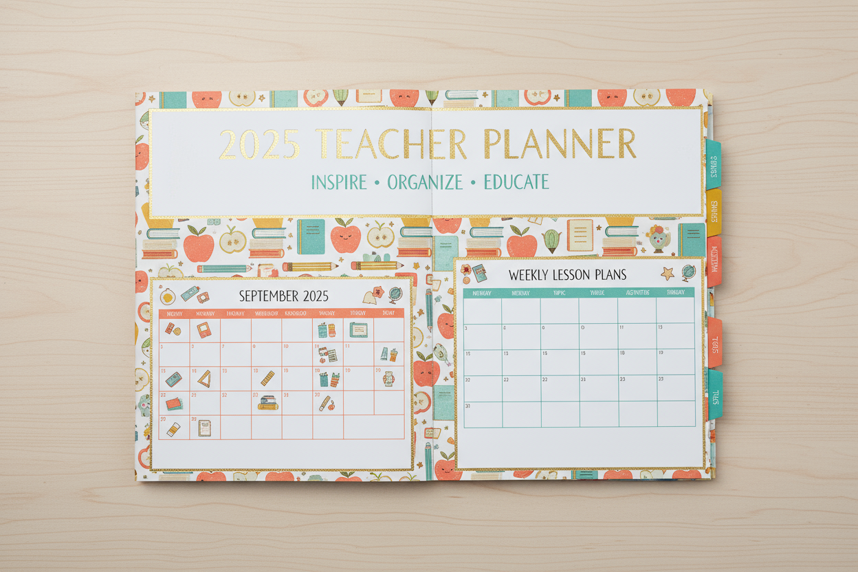 2025 Teacher Planner - Your Ultimate Classroom Companion