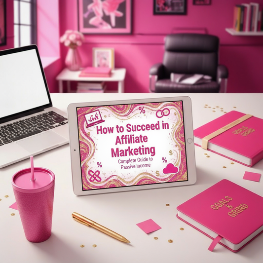 Affiliate Marketing Cover - Pink Style