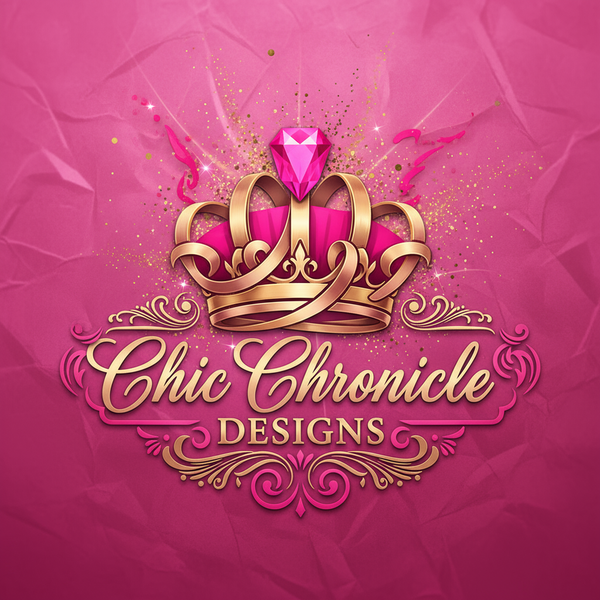 Chic Chronicle Designs Glamorous Logo